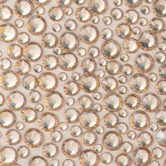 Casey Hot Fix Sparkle Clutch - Champagne - The Stockroom NZ