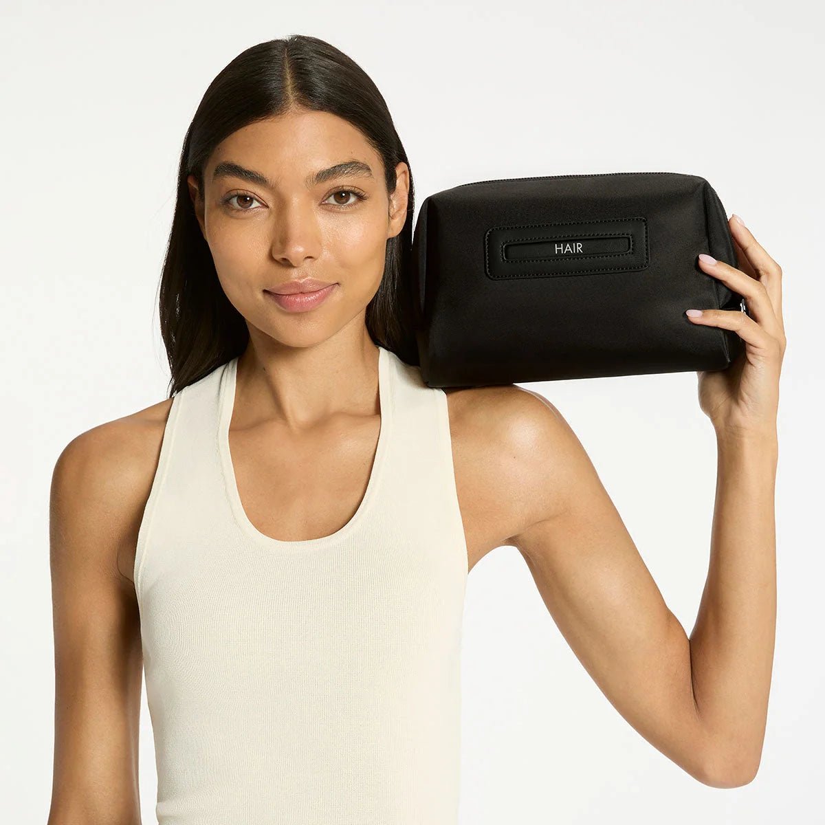 Hunter Recycled Toiletry Bag Medium - Black - The Stockroom NZ