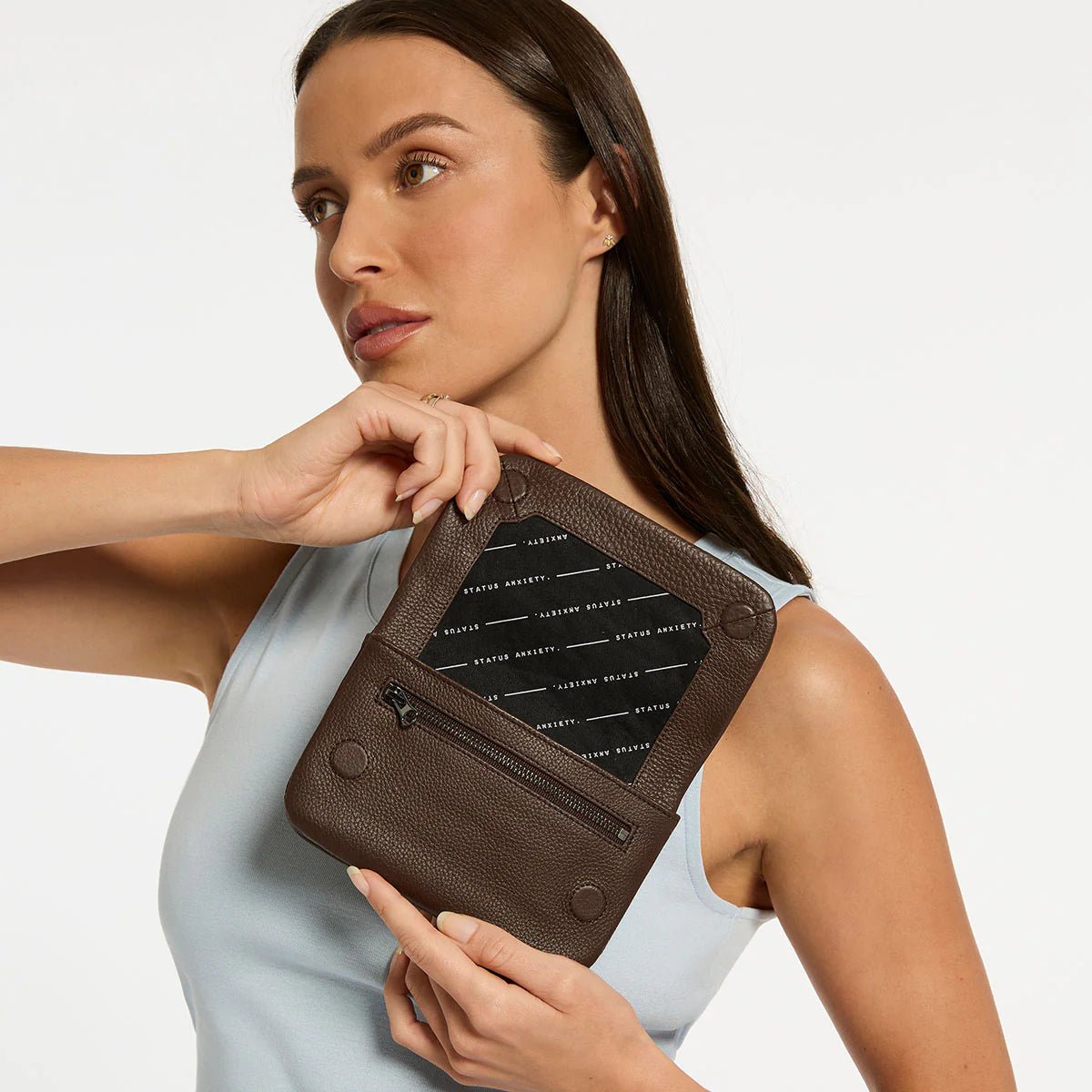 Impermanent Wallet by Status Anxiety in cocoa - The Stockroom NZ