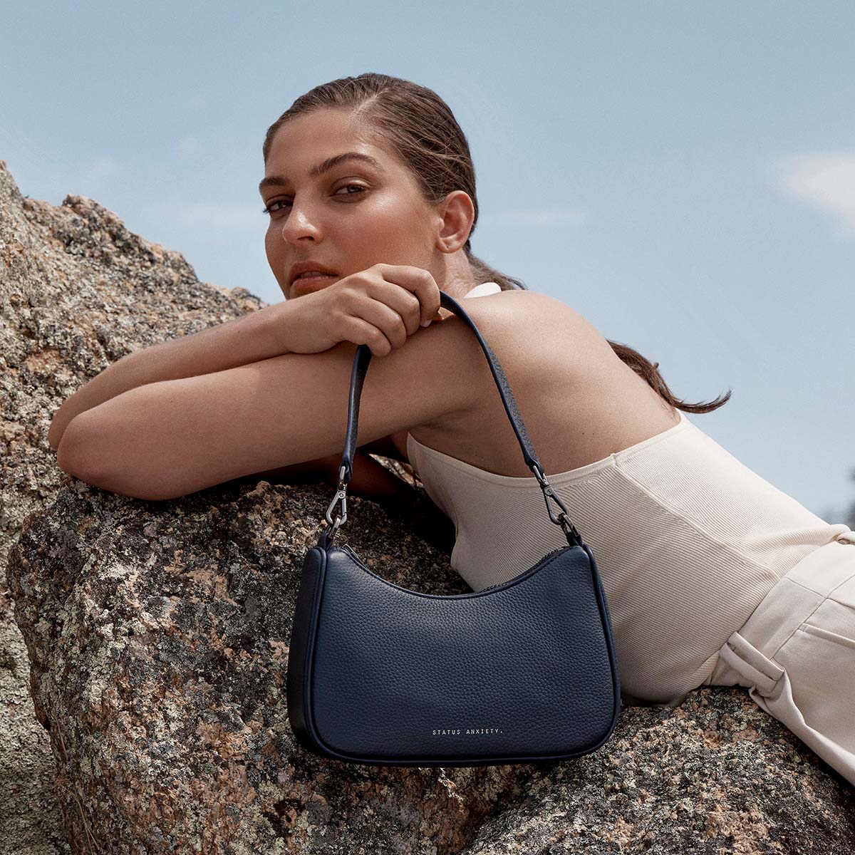 Look Both Ways Bag - Midnight Blue - The Stockroom NZ