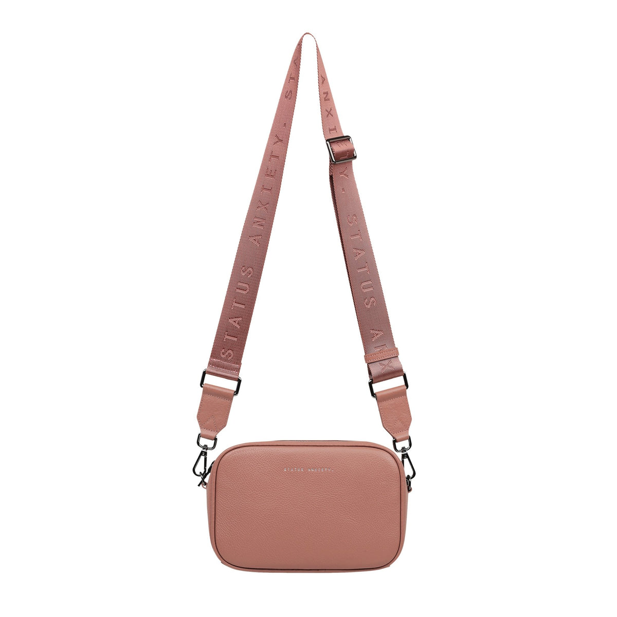 Plunder in Dusty Rose with Branded Webbing Strap by Status Anxiety - The Stockroom NZ