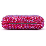 Casey Hot Fix Sparkle Clutch - Fuschia - The Stockroom NZ