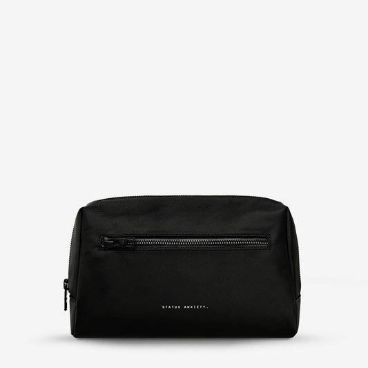 Hunter Recycled Toiletry Bag Medium - Black - The Stockroom NZ