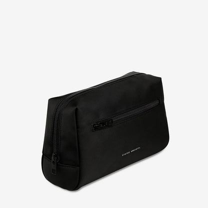Hunter Recycled Toiletry Bag Medium - Black - The Stockroom NZ