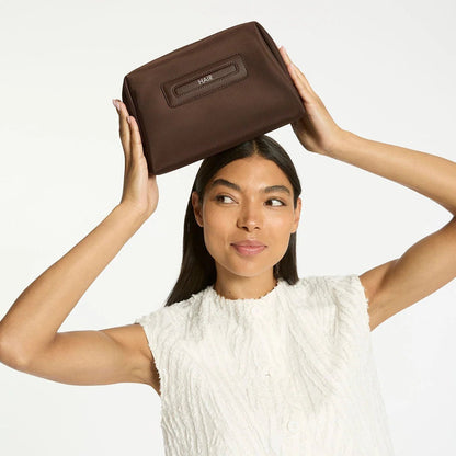 Hunter Recycled Toiletry Bag Medium - Truffle - The Stockroom NZ