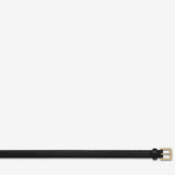In Your Eyes Belt - Black Nappa/Gold - The Stockroom NZ
