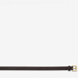 In Your Eyes Belt - Choc Nappa/Gold - The Stockroom NZ