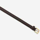 In Your Eyes Belt - Choc Nappa/Gold - The Stockroom NZ