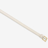 In Your Eyes Belt - Ivory Nappa/Gold - The Stockroom NZ