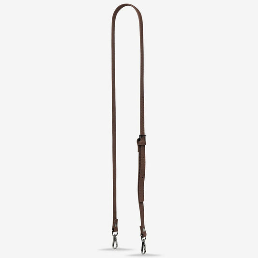 Leather Strap Thin - cocoa by Status Anxiety - The Stockroom NZ