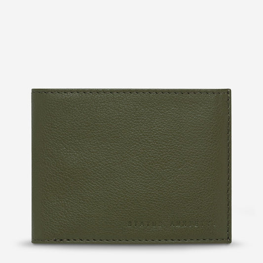 Noah - Mens Wallet in Khaki by Status Anxiety - The Stockroom NZ