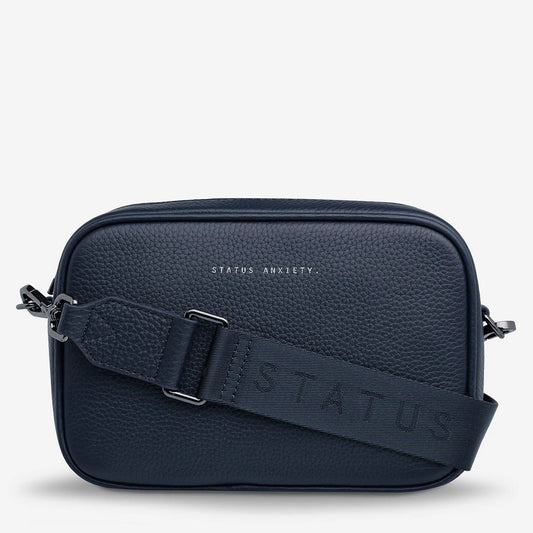 Plunder Bag With Webbed Strap - Midnight Blue - The Stockroom NZ