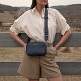 Plunder Bag With Webbed Strap - Midnight Blue - The Stockroom NZ