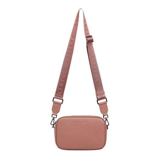 Plunder in Dusty Rose with Branded Webbing Strap by Status Anxiety - The Stockroom NZ